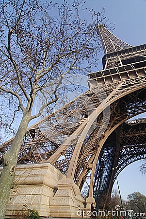 Paris tour Eiffel Stock Photo