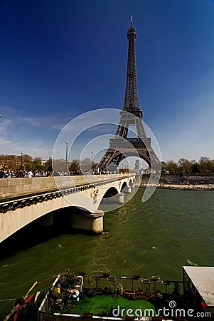 Paris tour Eiffel Stock Photo