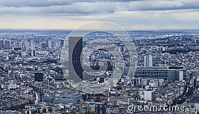 Paris - Tour Montparnasse Stock Photo