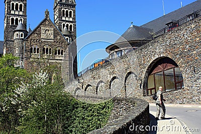 Parish Church in Clervaux Stock Photo