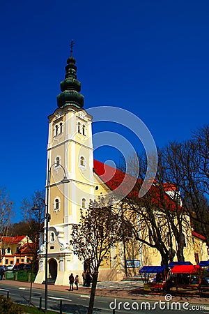 Saint Catherine Church, Lendava, Slovenia Editorial Stock Photo