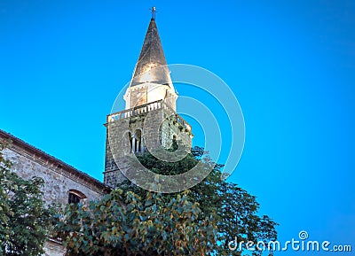 Parish church San Vito, Modesto e Crescenzia, Groznjan Stock Photo
