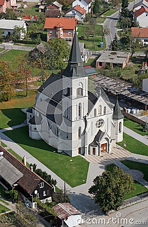 Parish Church of St. Martin in Dugo Selo, Croatia Stock Photo
