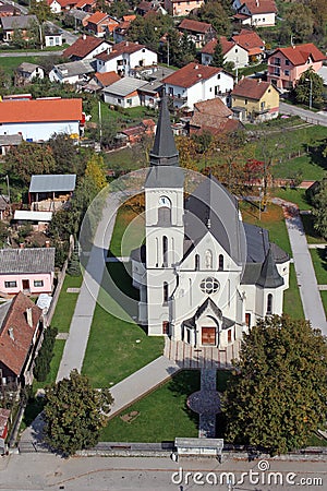 Parish Church of St. Martin in Dugo Selo, Croatia Stock Photo