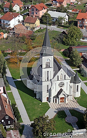 Parish Church of St. Martin in Dugo Selo, Croatia Stock Photo