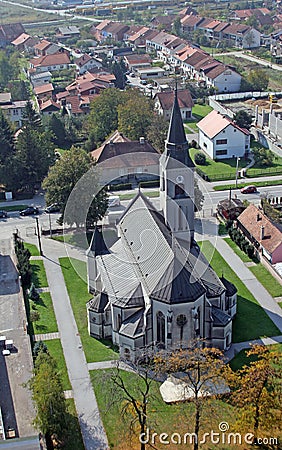 Parish Church of St. Martin in Dugo Selo, Croatia Stock Photo