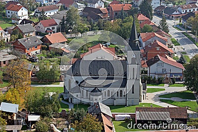 Parish Church of St. Martin in Dugo Selo, Croatia Stock Photo