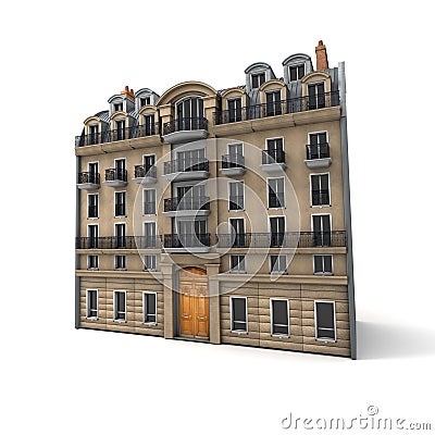 Parisian building Stock Photo