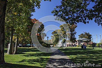 Park in Bar Harbor, USA, 2015 Stock Photo