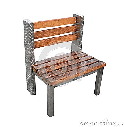 Park Chair Stock Photo