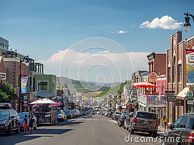 Park City, Utah, United States, America : [center Olympic village near Salt lake city Editorial Stock Photo