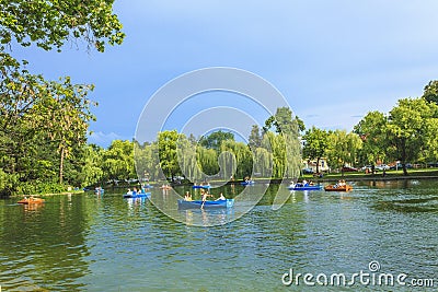 Park in Cluj-Napoca Editorial Stock Photo