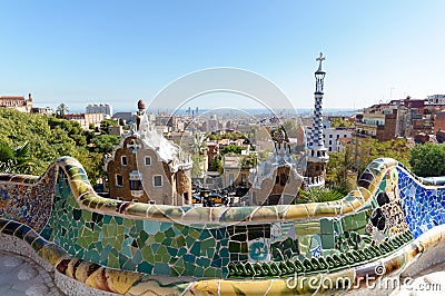 Park GÃ¼ell Stock Photo