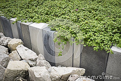 Park hardscape Stock Photo