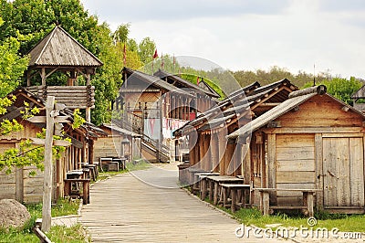 Park Kievan Rus, a street Stock Photo