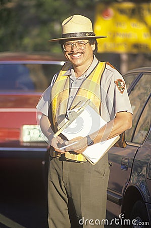 A park ranger, Editorial Stock Photo