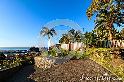 Park Santa Catarina, Funchal, Madeira Stock Photo