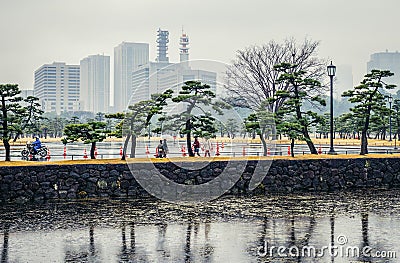 Park in Tokyo Editorial Stock Photo