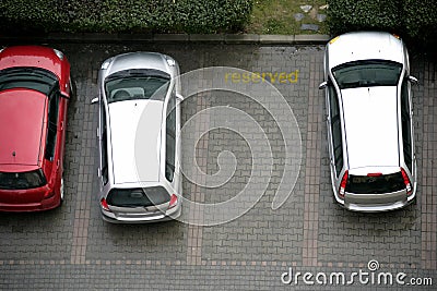 Parked cars Stock Photo