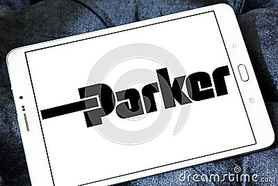 Parker Hannifin company logo Editorial Stock Photo