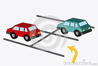 Parking design Vector Illustration
