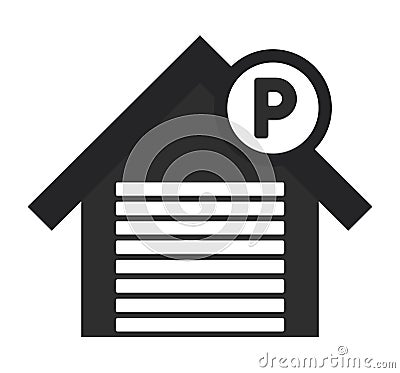 parking garage design Vector Illustration