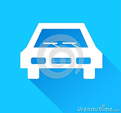 parking graphic design on blue background with shadow, stock vector illustration Vector Illustration