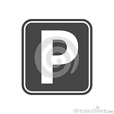 Parking Icon Vector Vector Illustration