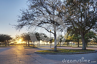 Parking Lot Stock Photo