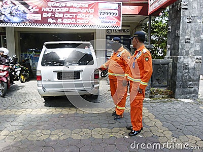 Parking raids Editorial Stock Photo