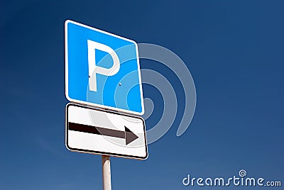 Parking sign Stock Photo