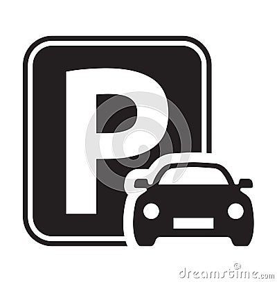 Parking Sign Vector Illustration