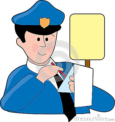 Parking Ticket Vector Illustration