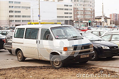 Parking violation Editorial Stock Photo