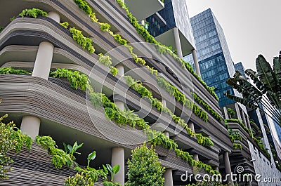 PARKROYAL Hotel in Singapore Editorial Stock Photo