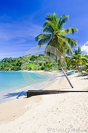 Parlatuvier Bay, Tobago Stock Photo