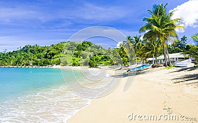 Parlatuvier Bay, Tobago Stock Photo