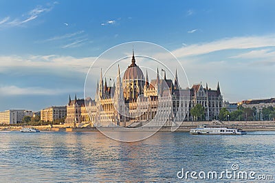 The Parliament in Budapest Stock Photo