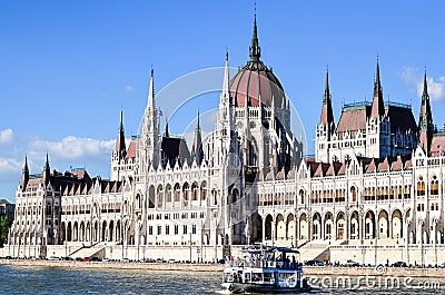 The Parliament in Budapest Stock Photo