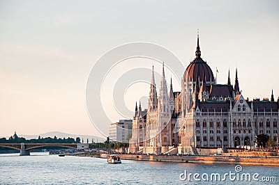 The Parliament Building in Budapest, capital of Hungary Stock Photo