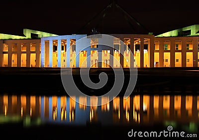 Parliament Building, Canberra, Australia Stock Photo