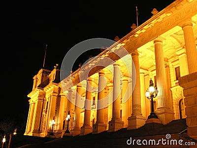 Parliament Building, Melbourne, Australia Stock Photo