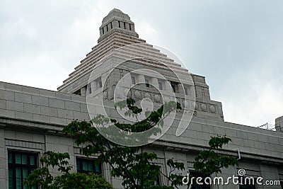 Parliament building, Tokyo, Japan Editorial Stock Photo