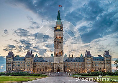 Parliament of Canada in Ottawa Stock Photo