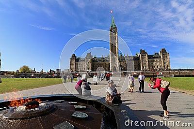 Parliament of Canada, Ottawa Editorial Stock Photo