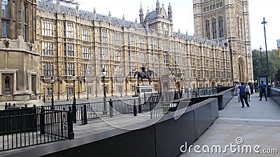 Fall in England - The Parliament Editorial Stock Photo