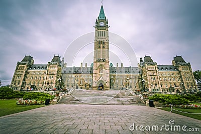 Parliament Hill in Ottawa, Canada Stock Photo