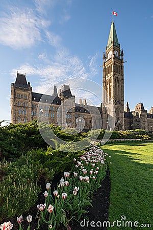 Parliament Hill of Ottawa, Canada Stock Photo