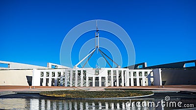 The Parliament House of Australia Stock Photo