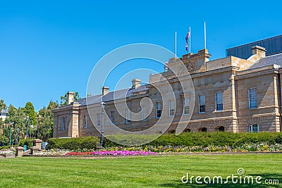 Parliament house of Tasmania in Hobart, Australia Stock Photo